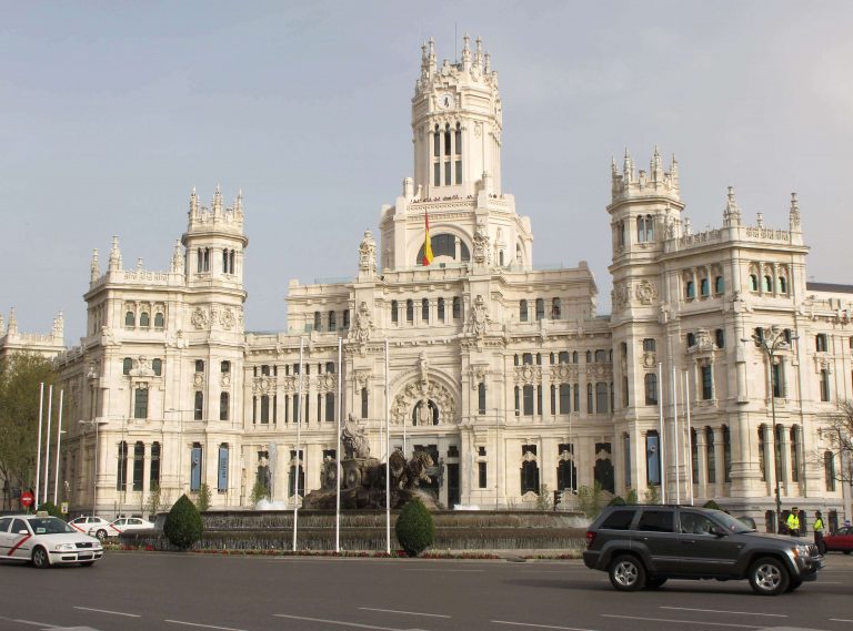 Palacio de Cibeles, sede del Ayuntamiento de Madrid