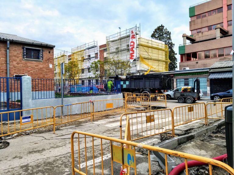 Obras de reurbanización y rehabilitación en el barrio del Aeropuerto